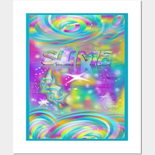 Swirl Slime Galaxy [3] Posters and Art